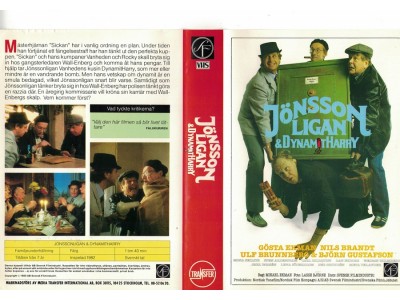 Jönssonligan & DynamitHarry    Inst. VHS
